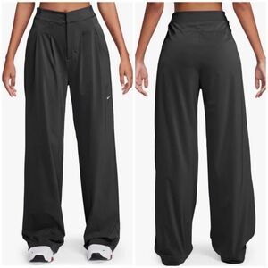 Nike Bliss Dry Fit wide leg trousers, black size M